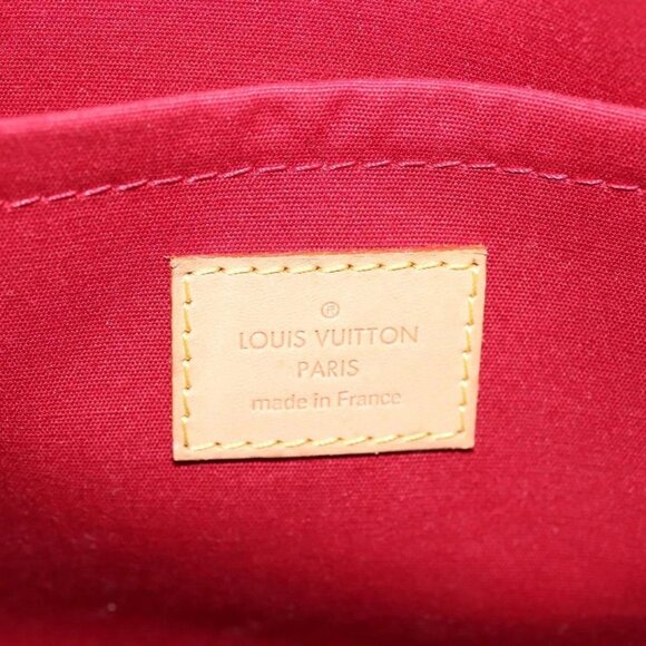 LOUIS VUITTON Monogram Vernis Brea PM Hand Bag Red M91623 LV Auth ep10407 - Picture 10 of 16